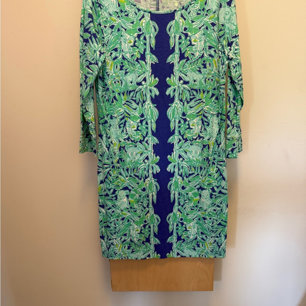 Lilly Pulitzer Green and Blue Dress, excellent condition